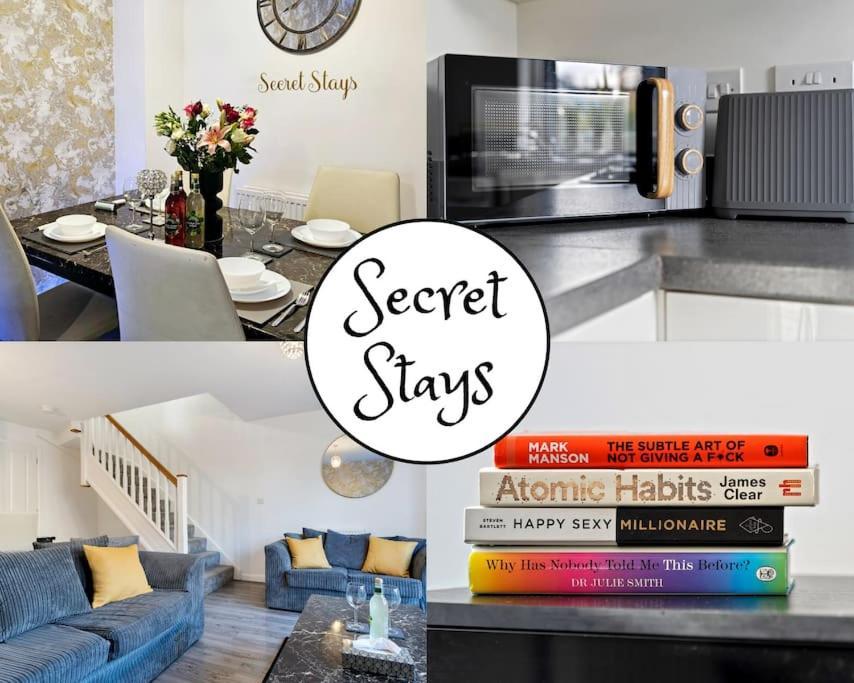 Luxury Birmingham City Centre Townhouse With Free Parking - Sleeps 4 - Perfect For Contractors, Business Travellers, Families And Other Groups - Near Bullring, Newstreet, Selfridges, Nec, Nia & Birmingham Airport Eksteriør billede